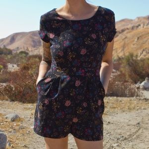 Floral Romper with pockets